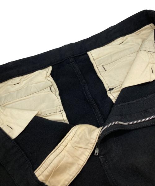 COMME des GARCONS HOMME DEUX（コムデギャルソン オム ドゥ）COMME des GARCONS HOMME DEUX (コムデギャルソン オム ドゥ) ポリエステル縮絨パンツ ブラック サイズ:Ｍの古着・服飾アイテム