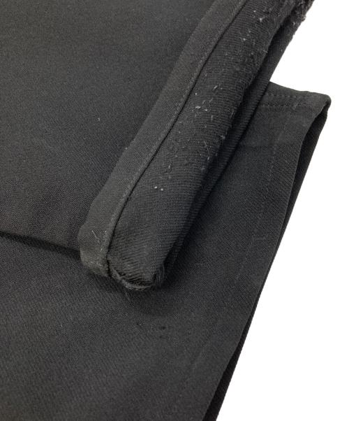COMME des GARCONS HOMME DEUX（コムデギャルソン オム ドゥ）COMME des GARCONS HOMME DEUX (コムデギャルソン オム ドゥ) ポリエステル縮絨パンツ ブラック サイズ:Ｍの古着・服飾アイテム