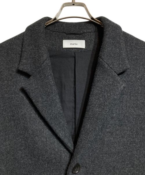 MARKA（マーカ）MARKA (マーカ) STUDIOUS (ステュディオス) 別注メルトンコート グレー サイズ:2の古着・服飾アイテム