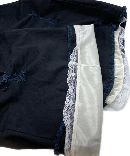 neith tokyo（ネイス）neith tokyo (ネイス) Twill Lingerie Half Pants/トゥウィル ランジェリー ハーフ パンツ ブラック サイズ:Freeの古着・服飾アイテム