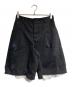 neith tokyo（ネイス）の古着「Twill Lingerie Half Pants/トゥウィル ランジェリー ハーフ パンツ」｜ブラック