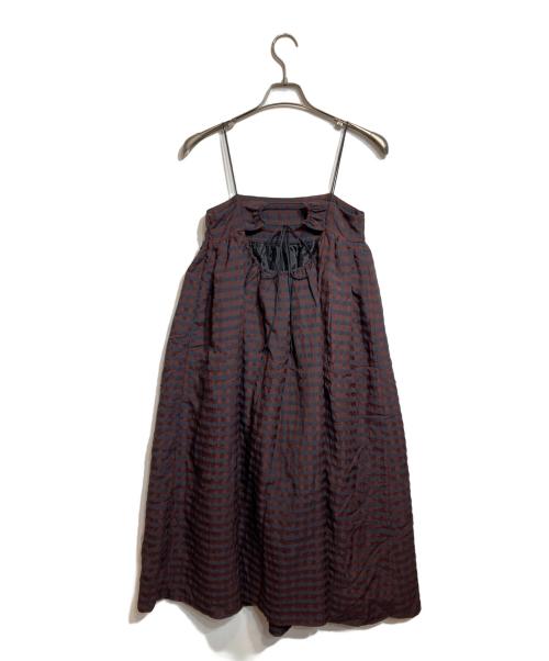 TODAYFUL（トゥデイフル）TODAYFUL (トゥデイフル) Ginghamcheck Camisole Dress ブラウン サイズ:36の古着・服飾アイテム