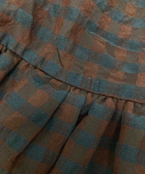 TODAYFUL（トゥデイフル）TODAYFUL (トゥデイフル) Ginghamcheck Camisole Dress ブラウン サイズ:36の古着・服飾アイテム