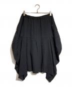 COMME des GARCONS COMME des GARCONSコムデギャルソン コムデギャルソン）の古着「ウールギャバシンサルエルショートパンツ」｜ブラック