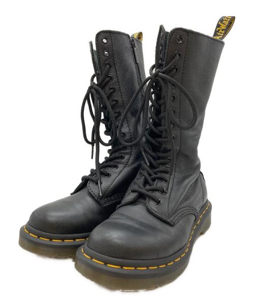 Dr.Martens（ドクターマーチン）Dr.Martens (ドクターマーチン) 14ホールブーツ ブラック サイズ:23cmの古着・服飾アイテム