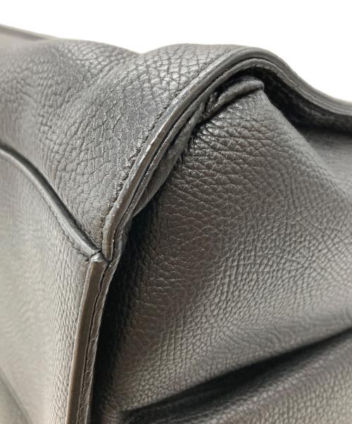 BALENCIAGA（バレンシアガ）BALENCIAGA (バレンシアガ) チューブラウンド レザーハンドバッグ ブラックの古着・服飾アイテム