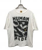 HUMAN MADEヒューマンメイド）の古着「グラフィックTシャツ」｜ホワイト