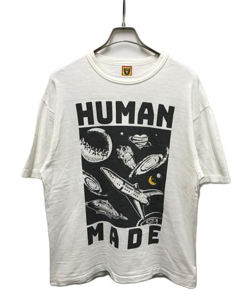 HUMAN MADE（ヒューマンメイド）HUMAN MADE (ヒューマンメイド) グラフィックTシャツ ホワイト サイズ:SIZE XLの古着・服飾アイテム