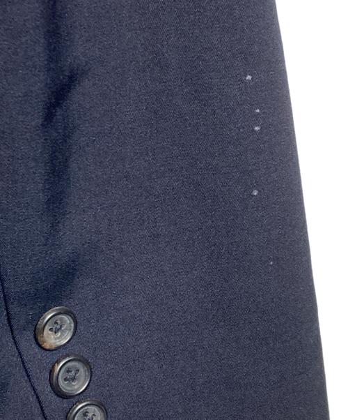 Yohji Yamamoto pour homme（ヨウジヤマモト プールオム）Yohji Yamamoto pour homme (ヨウジヤマモト プールオム) ウールギャバジンロングジャケット ネイビー サイズ:Ｍの古着・服飾アイテム