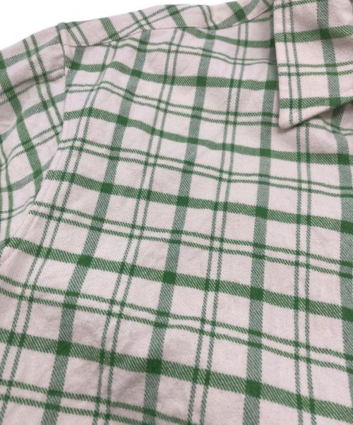 CABAN（キャバン）CABAN (キャバン) スプリングネルシャツ ベージュ サイズ:Mの古着・服飾アイテム