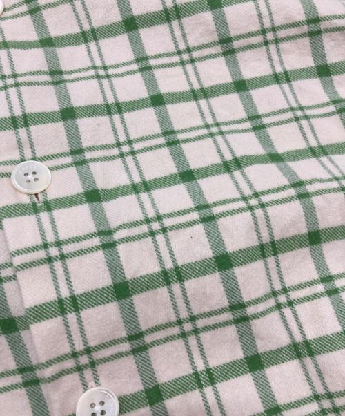 CABAN（キャバン）CABAN (キャバン) スプリングネルシャツ ベージュ サイズ:Mの古着・服飾アイテム