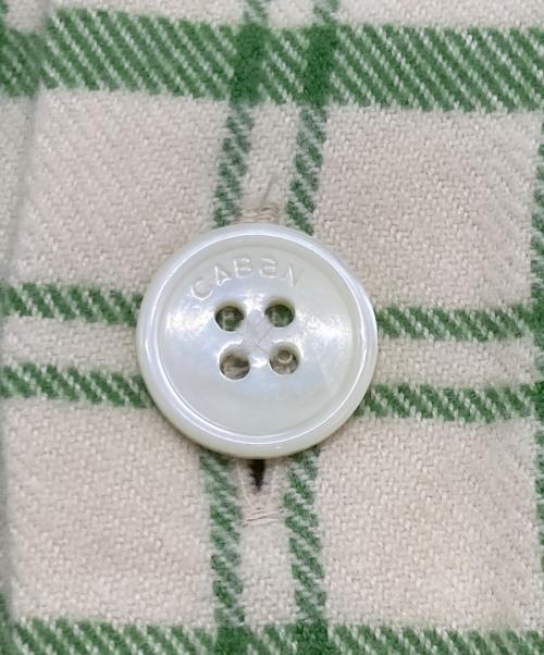 CABAN（キャバン）CABAN (キャバン) スプリングネルシャツ ベージュ サイズ:Mの古着・服飾アイテム