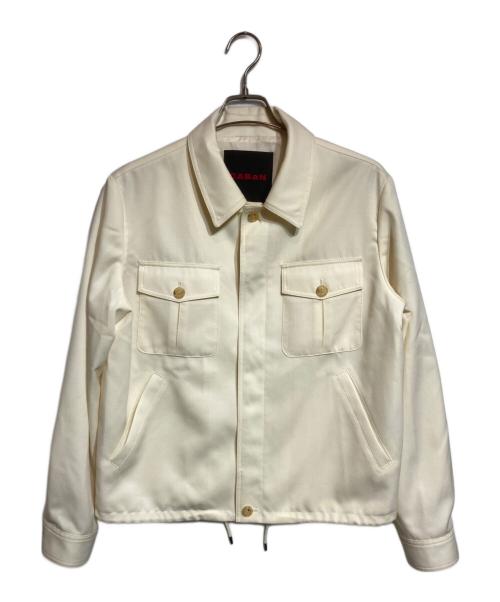 CABAN（キャバン）CABAN (キャバン) ウールツイル ブルゾン ベージュ サイズ:Mの古着・服飾アイテム