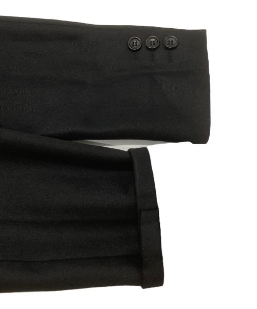 COMME des GARCONS HOMME PLUS（コムデギャルソンオムプリュス）COMME des GARCONS HOMME PLUS (コムデギャルソンオムプリュス) ェック柄切替テーラードジャケット ブラック サイズ:SSの古着・服飾アイテム