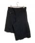 COMME des GARCONS HOMME PLUS (コムデギャルソンオムプリュス) ポリエステル縮絨アシメサスペンダーショーツ ブラック サイズ:Ｌ：40000円