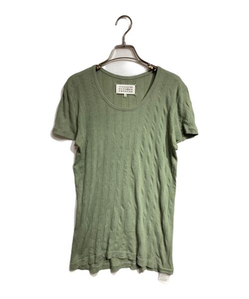 MARTIN MARGIELA（マルタン・マルジェラ）MARTIN MARGIELA (マルタン・マルジェラ) リブTee グリーン サイズ:44の古着・服飾アイテム