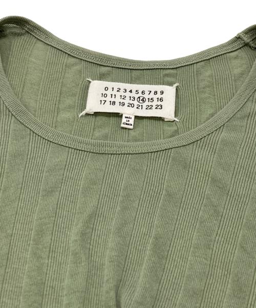 MARTIN MARGIELA（マルタン・マルジェラ）MARTIN MARGIELA (マルタン・マルジェラ) リブTee グリーン サイズ:44の古着・服飾アイテム