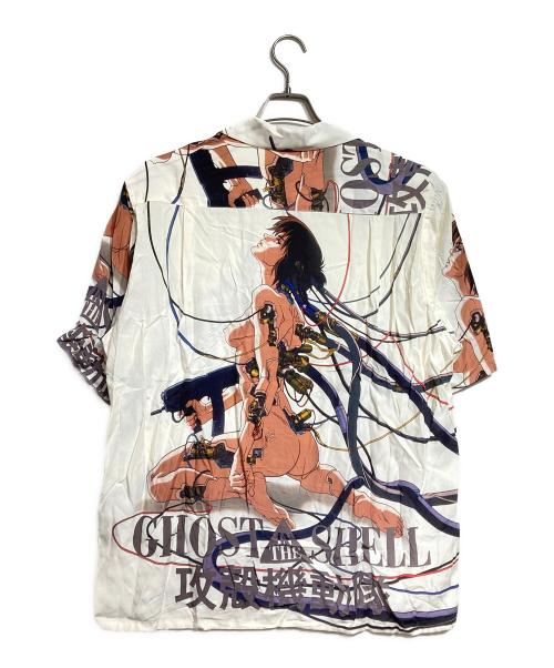 WACKO MARIA（ワコマリア）WACKO MARIA (ワコマリア) 攻殻機動隊 (コウカクキドウタイ) HAWAIIAN SHIRT/ハワイアンシャツ/攻殻機動隊 ホワイト サイズ:Lの古着・服飾アイテム