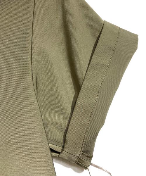 MM6 Maison Margiela（エムエムシックスメゾンマルジェラ）MM6 Maison Margiela (エムエムシックスメゾンマルジェラ) ドレープブラウス/Draped blouse カーキ サイズ:38の古着・服飾アイテム