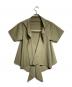 MM6 Maison Margiela (エムエムシックスメゾンマルジェラ) ドレープブラウス/Draped blouse カーキ サイズ:38：18000円