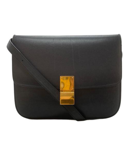 CELINE（セリーヌ）CELINE (セリーヌ) クラシックボックスミディアムショルダーバッグ ネイビー サイズ:不明の古着・服飾アイテム