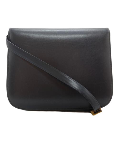 CELINE（セリーヌ）CELINE (セリーヌ) クラシックボックスミディアムショルダーバッグ ネイビー サイズ:不明の古着・服飾アイテム