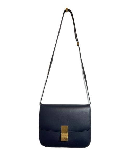 CELINE（セリーヌ）CELINE (セリーヌ) クラシックボックスミディアムショルダーバッグ ネイビー サイズ:不明の古着・服飾アイテム