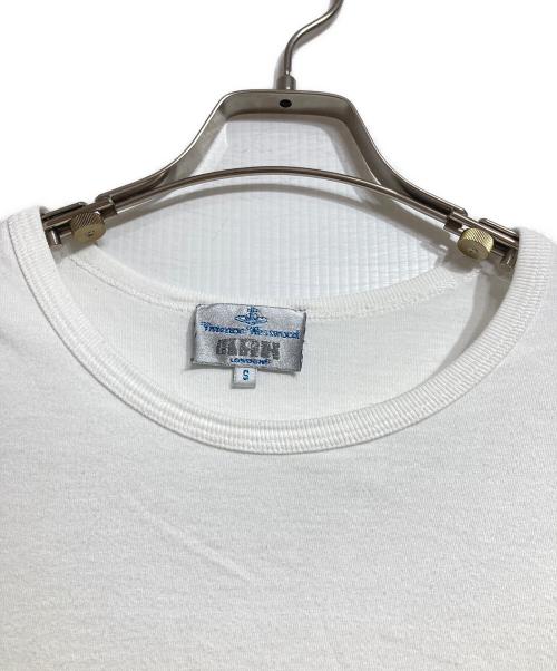 Vivienne Westwood man（ヴィヴィアン ウェストウッド マン）Vivienne Westwood man (ヴィヴィアン ウェストウッド マン) 鶏プリントTシャツ/Chicken-print T-shirt ホワイト サイズ:Sの古着・服飾アイテム