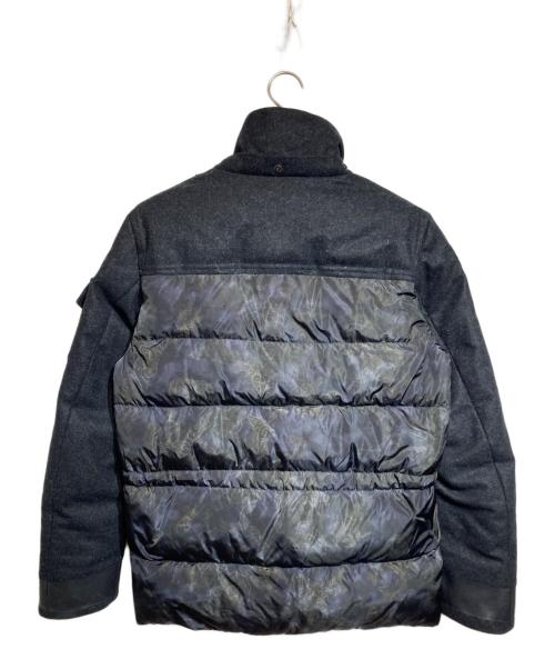 MONCLER（モンクレール）MONCLER (モンクレール) HAMMONDダウンジャケット ブラック×カーキ サイズ:1の古着・服飾アイテム