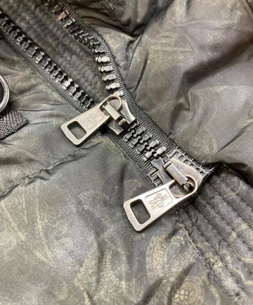 MONCLER（モンクレール）MONCLER (モンクレール) HAMMONDダウンジャケット ブラック×カーキ サイズ:1の古着・服飾アイテム