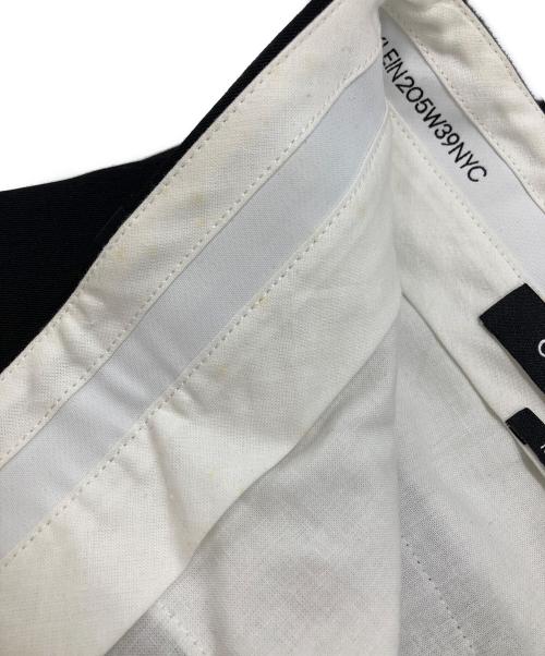 CALVIN KLEIN 205W39NYC（カルバンクライン205W39NYC）CALVIN KLEIN 205W39NYC (カルバンクライン205W39NYC) サイドラインパンツ ブラック サイズ:48の古着・服飾アイテム