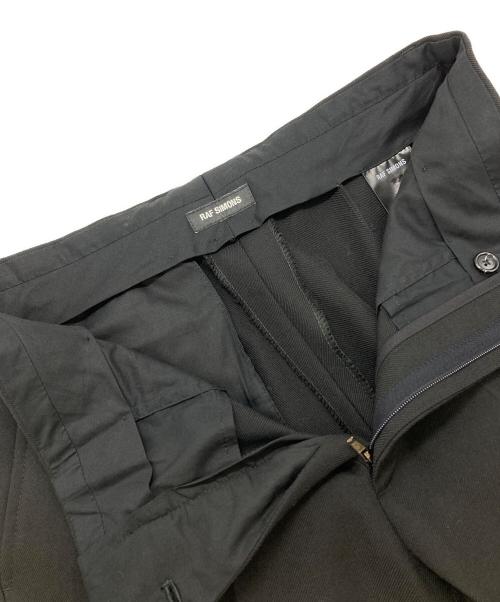 RAF SIMONS（ラフシモンズ）RAF SIMONS (ラフシモンズ) Slim Fit Classic Pants ブラック サイズ:46の古着・服飾アイテム