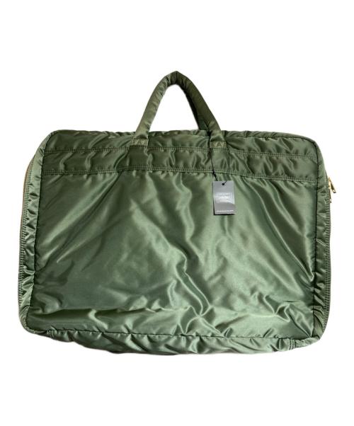 PORTER（ポーター）PORTER (ポーター) TANKER 2WAY OVERNIGHT BRIEFCASE グリーンの古着・服飾アイテム
