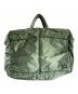 PORTER（ポーター）の古着「TANKER 2WAY OVERNIGHT BRIEFCASE」｜グリーン