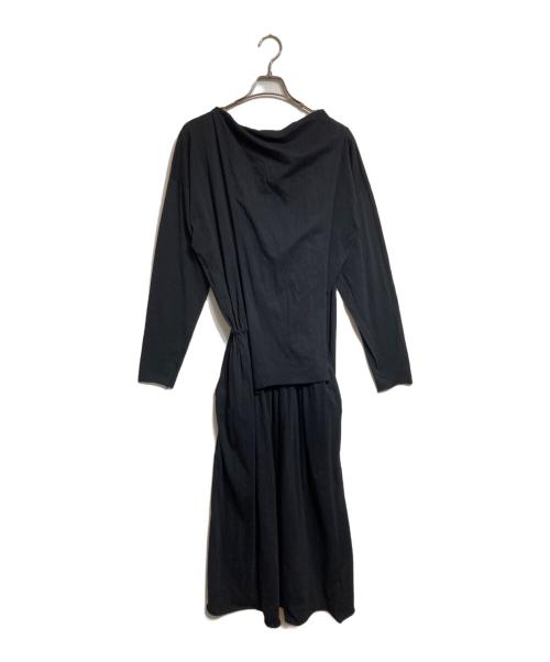 MM6 Maison Margiela（エムエムシックスメゾンマルジェラ）MM6 Maison Margiela (エムエムシックスメゾンマルジェラ) 長袖ワンピース ブラック サイズ:XSの古着・服飾アイテム