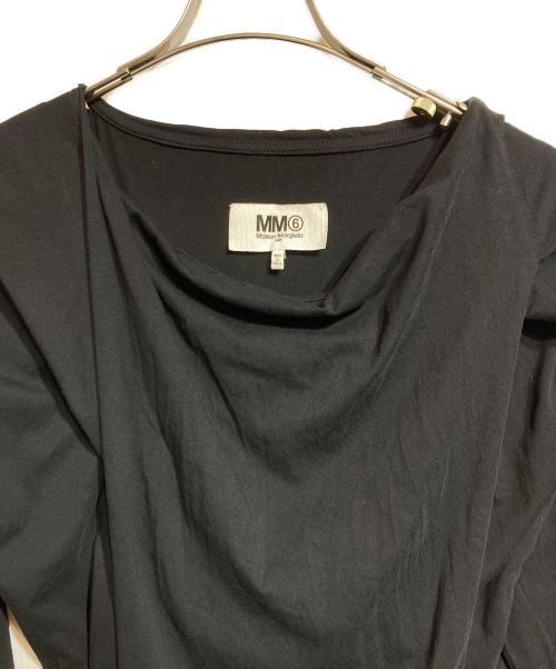MM6 Maison Margiela（エムエムシックスメゾンマルジェラ）MM6 Maison Margiela (エムエムシックスメゾンマルジェラ) 長袖ワンピース ブラック サイズ:XSの古着・服飾アイテム