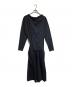 MM6 Maison Margiela（エムエムシックスメゾンマルジェラ）の古着「長袖ワンピース」｜ブラック