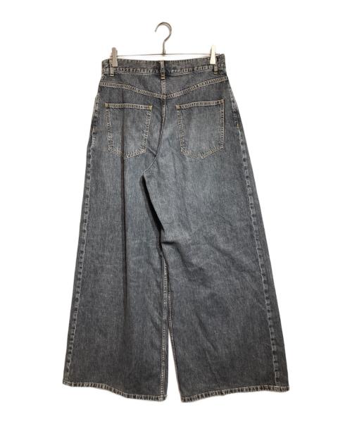 JOHN LAWRENCE SULLIVAN（ジョン ローレンス サリバン）JOHN LAWRENCE SULLIVAN (ジョン ローレンス サリバン) Washed denim super wide pants グレー サイズ:46の古着・服飾アイテム