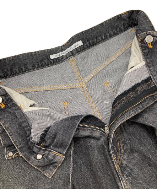 JOHN LAWRENCE SULLIVAN（ジョン ローレンス サリバン）JOHN LAWRENCE SULLIVAN (ジョン ローレンス サリバン) Washed denim super wide pants グレー サイズ:46の古着・服飾アイテム