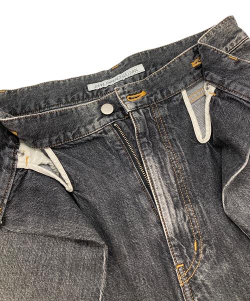 JOHN LAWRENCE SULLIVAN（ジョン ローレンス サリバン）JOHN LAWRENCE SULLIVAN (ジョン ローレンス サリバン) Washed denim super wide pants グレー サイズ:46の古着・服飾アイテム