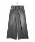 JOHN LAWRENCE SULLIVAN（ジョン ローレンス サリバン）の古着「Washed denim super wide pants」｜グレー