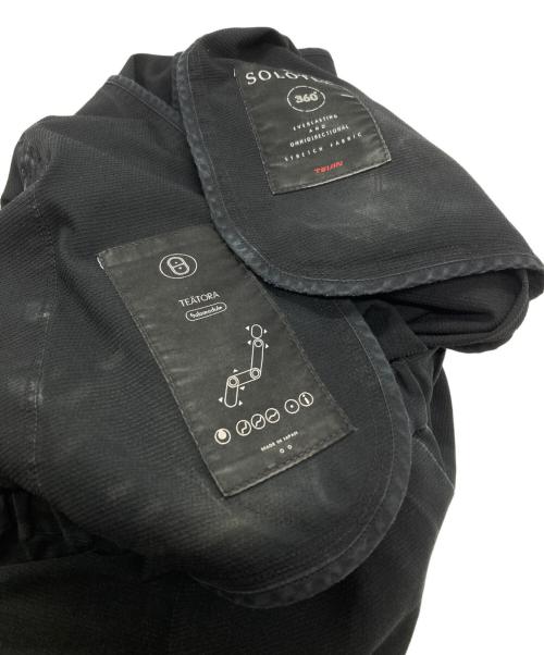 teatora（テアトラ）teatora (テアトラ) WALLET PANTS RESORT/ウォレットパンツリゾート ブラック サイズ:Sの古着・服飾アイテム