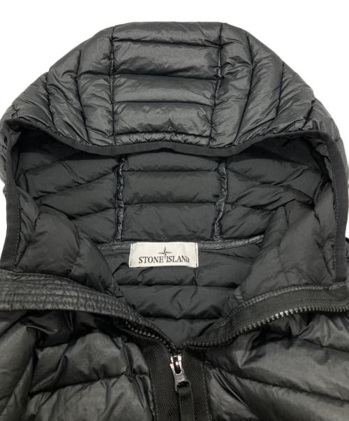 STONE ISLAND（ストーンアイランド）STONE ISLAND (ストーンアイランド) LOOM WOVEN CHAMBERS RECYCLED NYLON DOWN-TC ブラック サイズ:Ｍの古着・服飾アイテム