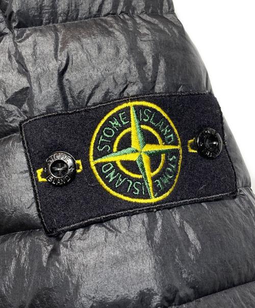 STONE ISLAND（ストーンアイランド）STONE ISLAND (ストーンアイランド) LOOM WOVEN CHAMBERS RECYCLED NYLON DOWN-TC ブラック サイズ:Ｍの古着・服飾アイテム