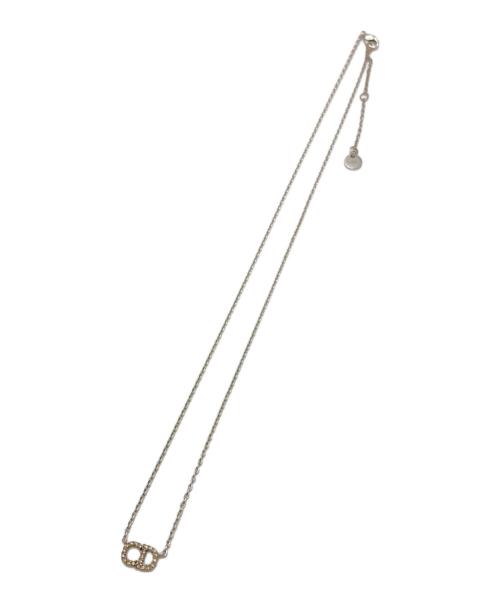 Christian Dior（クリスチャン ディオール）Christian Dior (クリスチャン ディオール) CDロゴネックレス シルバーの古着・服飾アイテム