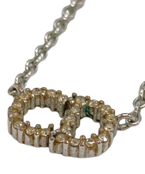 Christian Dior（クリスチャン ディオール）Christian Dior (クリスチャン ディオール) CDロゴネックレス シルバーの古着・服飾アイテム