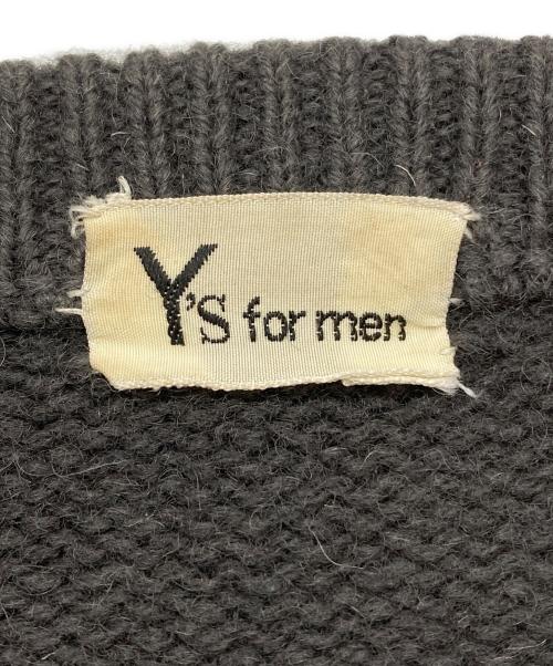 Y's for men（ワイズフォーメン）Y'S for men (ワイズフォーメン) Vネックニット グレー サイズ:Freeの古着・服飾アイテム