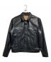 LEVI'S（リーバイス）の古着「JAPAN LIMITED LEATHER TRUCKER JACKET」｜ブラック