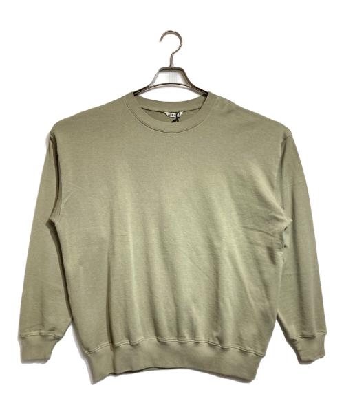 AURALEE（オーラリー）AURALEE (オーラリー) SUPER HIGH GAUGE SWEAT P/O グリーン サイズ:1の古着・服飾アイテム