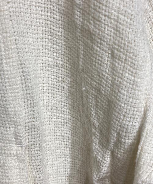 m's braque（エムズブラック）M'S BRAQUE (エムズブラック) S5B STAND COLLAR SHIRT JACKET/S5B スタンドカラーシャツジャケット アイボリー サイズ:38の古着・服飾アイテム